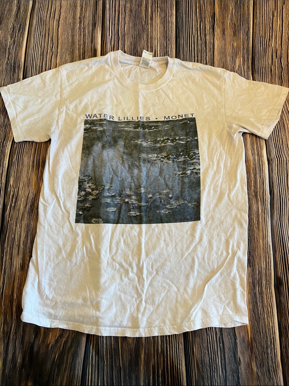 Monet 'Water Lilies' Graphic Tee - White